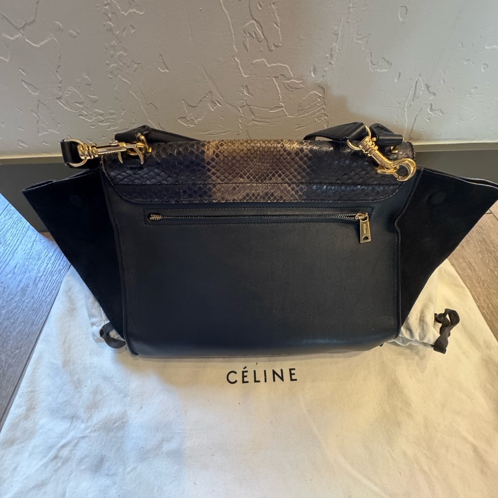 Celine Python Trapeze Bag with shoulder strap - image 5